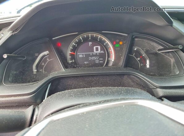 19XFC2F53HE009990 2017 HONDA CIVIC Blue ხელსაწყოთა პანელის ხედი