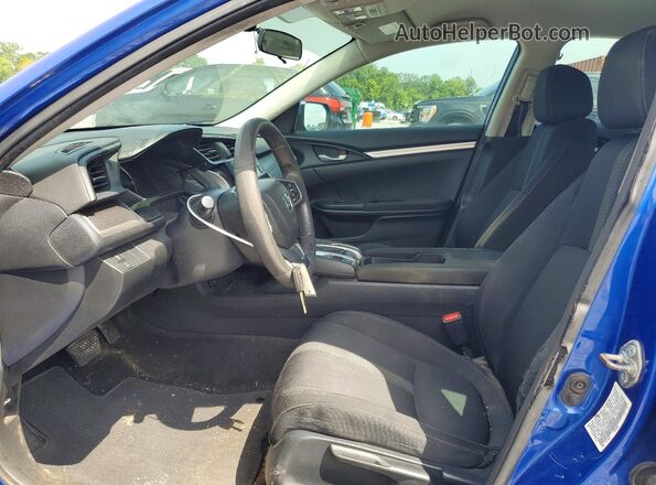 19XFC2F53HE009990 2017 HONDA CIVIC Blue წინა სალონის ხედი