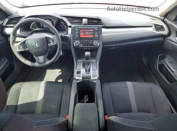 19XFC2F53HE009990 2017 HONDA CIVIC Blue წინა პანელის ხედი