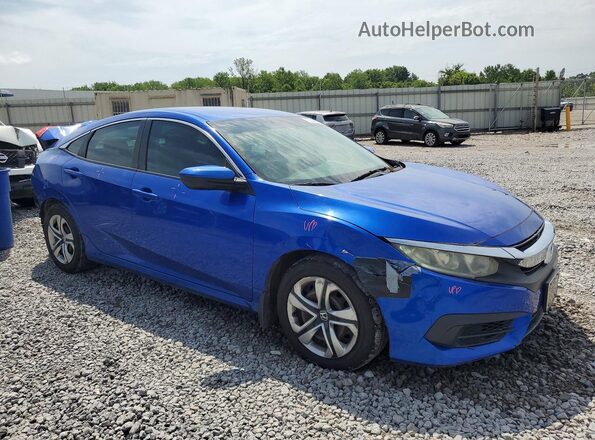 19XFC2F53HE009990 2017 HONDA CIVIC Blue წინა მარჯვენა