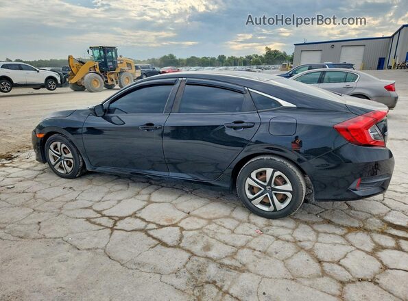 19XFC2F53HE010914 2017 HONDA CIVIC Black Հետևի ձախ