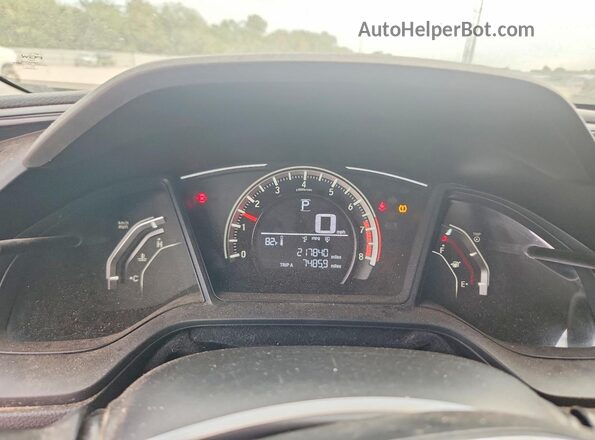 19XFC2F53HE010914 2017 HONDA CIVIC Black Սարքավորումների վահանակի տեսք