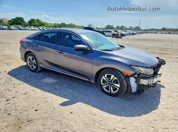 19XFC2F53HE011402 2017 HONDA CIVIC Gray Przód prawy