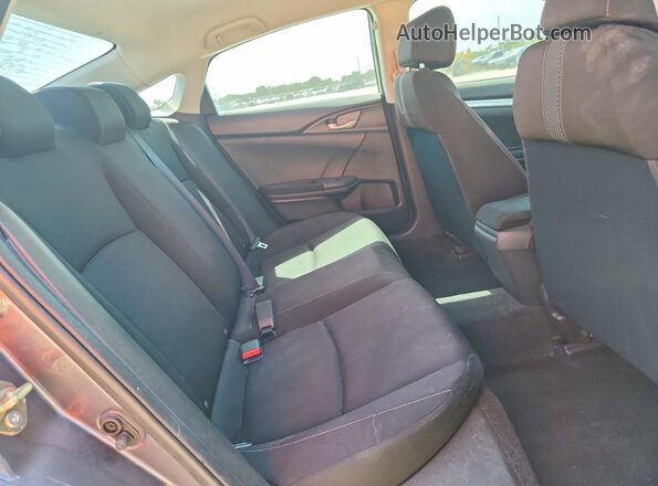 19XFC2F53HE011402 2017 HONDA CIVIC Gray Widok tylnych siedzeń