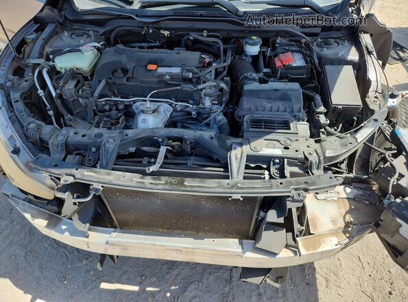 19XFC2F53HE011402 2017 HONDA CIVIC Gray Widok wnętrza z tyłu