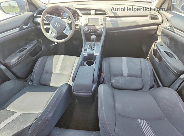 19XFC2F53HE011402 2017 HONDA CIVIC Gray Widok deski rozdzielczej