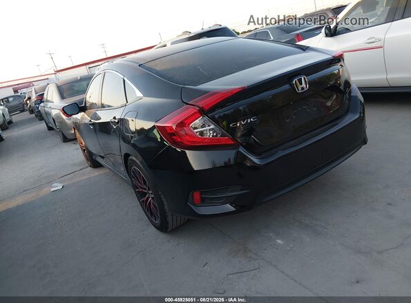 19XFC2F53HE026255 2017 HONDA CIVIC Black Trasero izquierdo