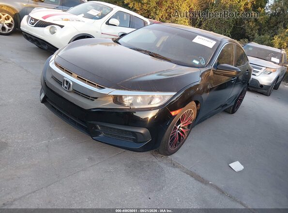 19XFC2F53HE026255 2017 HONDA CIVIC Black Vista tres cuartos delantera izquierda