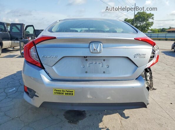19XFC2F53HE030435 2017 HONDA CIVIC Silver Widok z tyłu