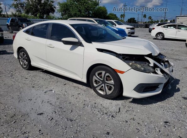 19XFC2F53HE034470 2017 HONDA CIVIC White Przód prawy
