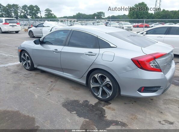 19XFC2F53HE037126 2017 HONDA CIVIC Silver Trasero izquierdo