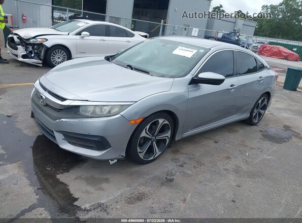 19XFC2F53HE037126 2017 HONDA CIVIC Silver Vista tres cuartos delantera izquierda