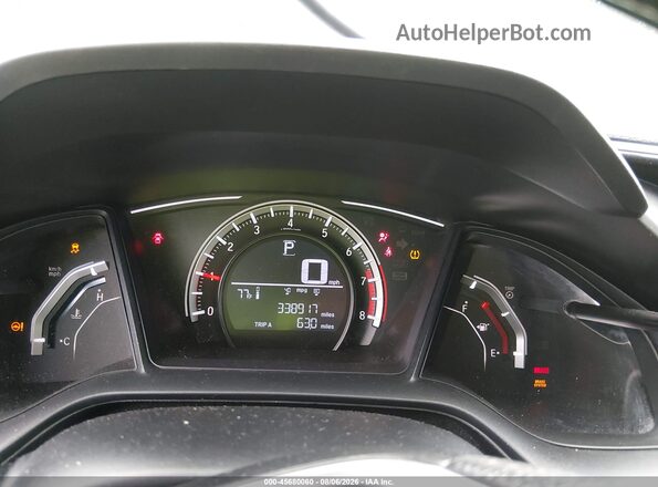 19XFC2F53HE037126 2017 HONDA CIVIC Silver Vista de los asientos traseros