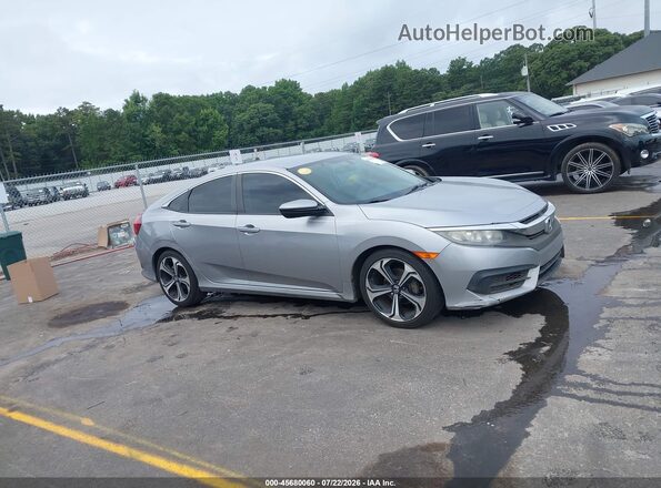 19XFC2F53HE037126 2017 HONDA CIVIC Silver Vista interior trasera