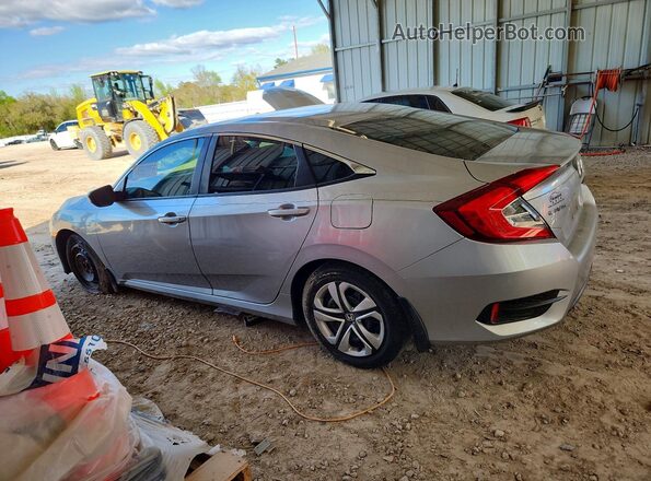 19XFC2F53HE047185 2017 HONDA CIVIC Silver Задня ліва чверть