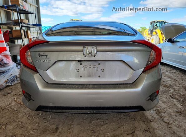 19XFC2F53HE047185 2017 HONDA CIVIC Silver Вид ззаду