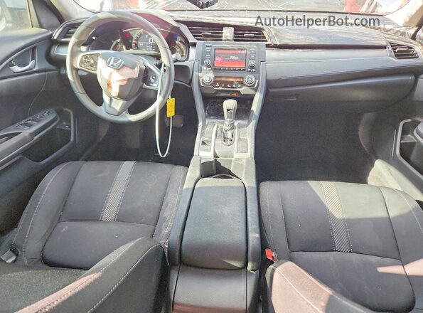19XFC2F53HE047185 2017 HONDA CIVIC Silver Вид панелі приладів