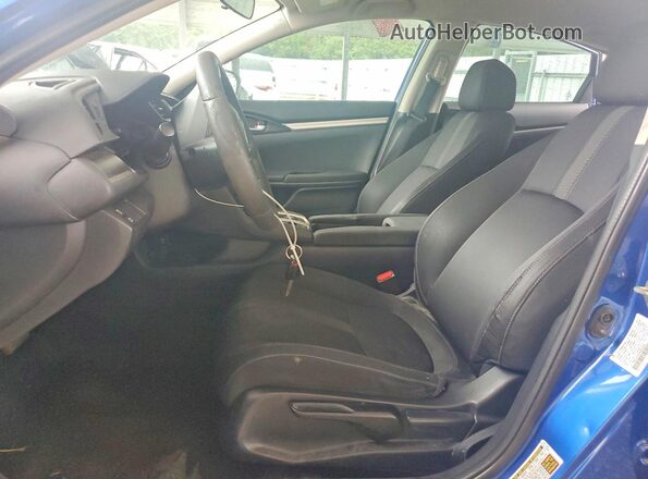 19XFC2F53HE061636 2017 HONDA CIVIC Blue Widok wnętrza z przodu