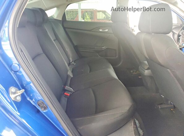 19XFC2F53HE061636 2017 HONDA CIVIC Blue Widok tylnych siedzeń