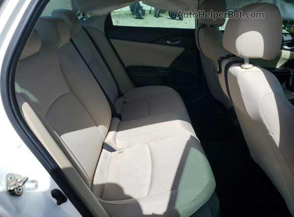 19XFC2F53HE073995 2017 HONDA CIVIC White უკანა სავარძლების ხედი