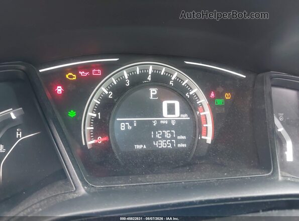 19XFC2F53HE075729 2017 HONDA CIVIC Gray Вид задніх сидінь