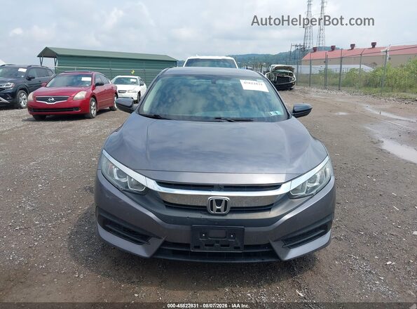 19XFC2F53HE075729 2017 HONDA CIVIC Gray Вид щитка приладів