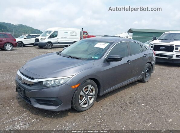 19XFC2F53HE075729 2017 HONDA CIVIC Gray Передня ліва чверть
