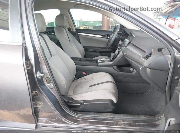 19XFC2F53HE075813 2017 HONDA CIVIC Silver Front interior view