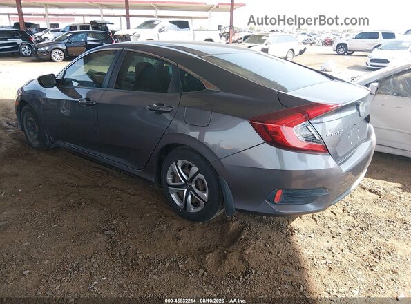 19XFC2F53HE075813 2017 HONDA CIVIC Silver Rear left