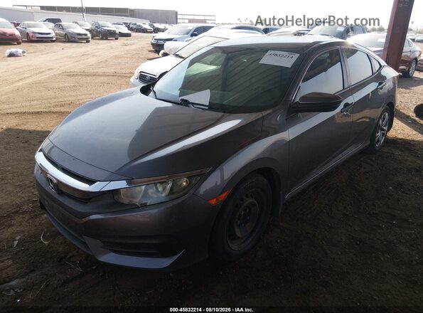 19XFC2F53HE075813 2017 HONDA CIVIC Silver Front left