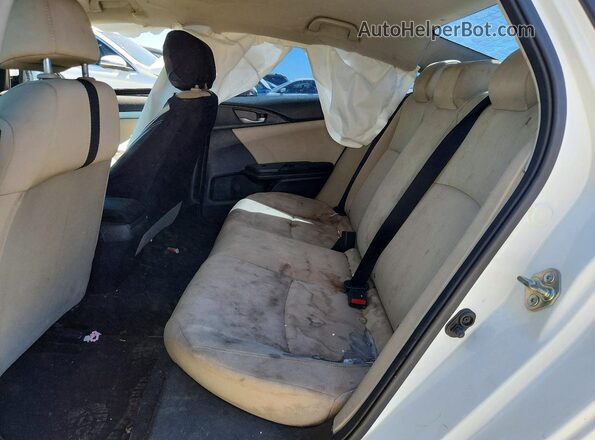 19XFC2F53HE200616 2017 HONDA CIVIC White Հետևի նստատեղերի տեսք