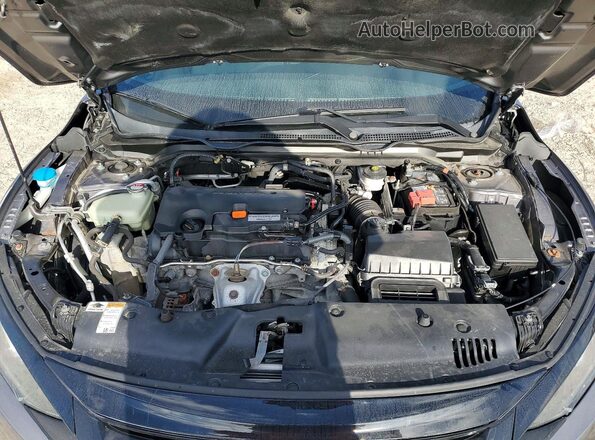 19XFC2F53HE229095 2017 HONDA CIVIC Gray Vista del compartimento del motor
