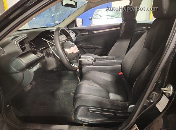 19XFC2F53HE230022 2017 HONDA CIVIC Black წინა სალონის ხედი