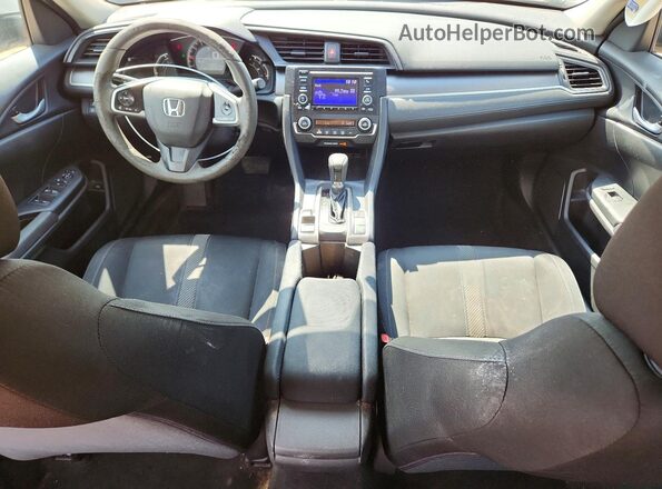 19XFC2F53JE002317 2018 HONDA CIVIC Silver Dashboard view