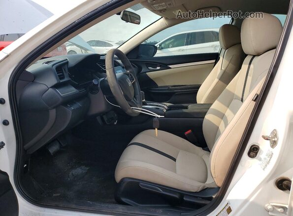 19XFC2F53JE012717 2018 HONDA CIVIC White Front interior view