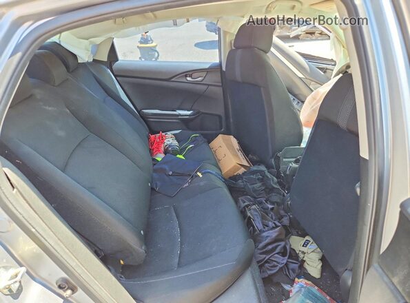 19XFC2F53JE017898 2018 HONDA CIVIC Silver Rear seats view