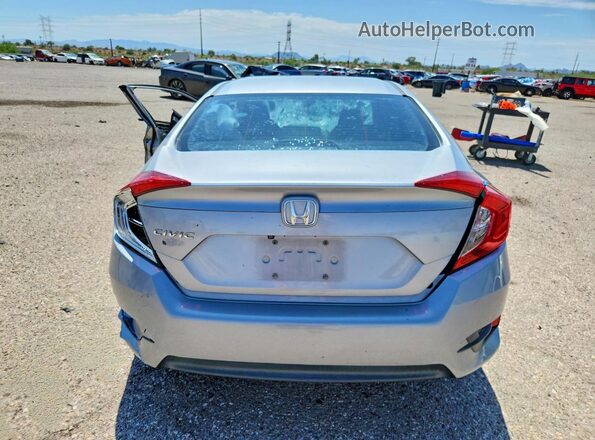 19XFC2F53JE017898 2018 HONDA CIVIC Silver Rear view
