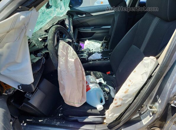 19XFC2F53JE017898 2018 HONDA CIVIC Silver Front interior view