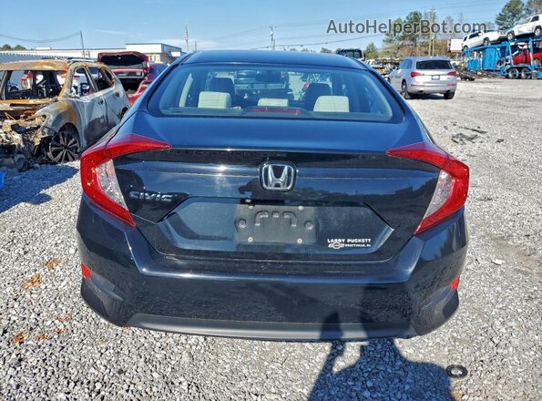 19XFC2F53JE034636 2018 HONDA CIVIC Black Widok z tyłu