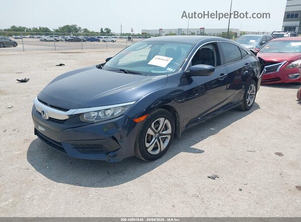 19XFC2F53JE040193 2018 HONDA CIVIC Blue Vista tres cuartos delantera izquierda