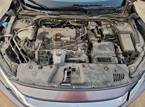 19XFC2F53JE206406 2018 HONDA CIVIC Gray Սալոնի հետևի տեսք