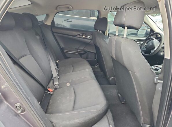 19XFC2F53JE206406 2018 HONDA CIVIC Gray Հետևի նստատեղերի տեսք