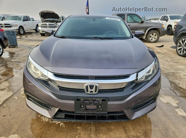 19XFC2F53JE206406 2018 HONDA CIVIC Gray Դիմացի տեսք