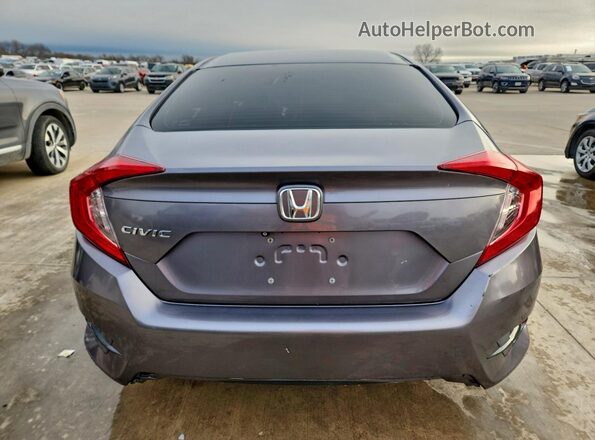19XFC2F53JE206406 2018 HONDA CIVIC Gray Հետևի տեսք