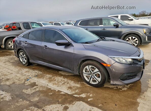 19XFC2F53JE206406 2018 HONDA CIVIC Gray Առջևի աջ