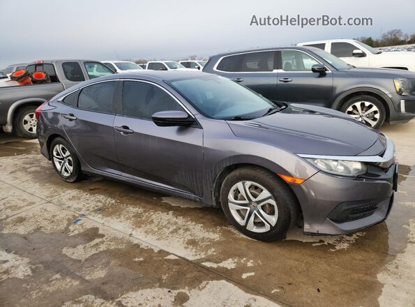 19XFC2F53JE206406 2018 HONDA CIVIC Gray 