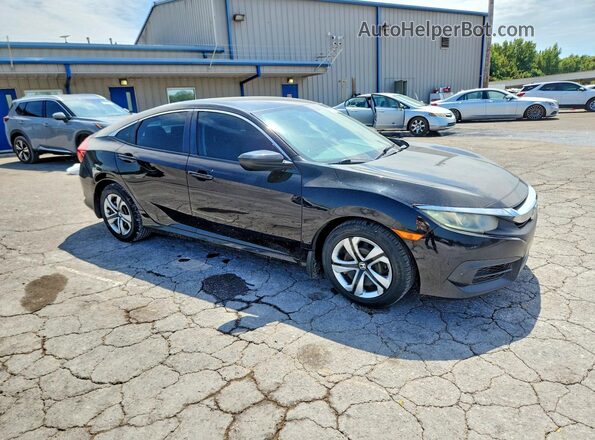 19XFC2F54GE000150 2016 HONDA CIVIC Black Delantero derecho