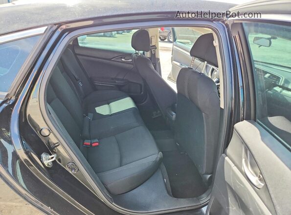 19XFC2F54GE000150 2016 HONDA CIVIC Black Vista de los asientos traseros