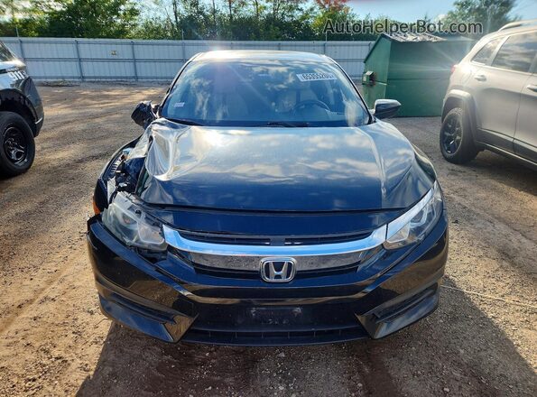 19XFC2F54GE008619 2016 HONDA CIVIC Черный Вид спереди
