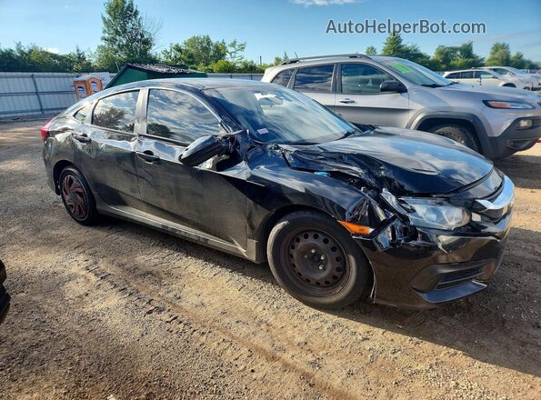 19XFC2F54GE008619 2016 HONDA CIVIC Черный Передняя правая четверть